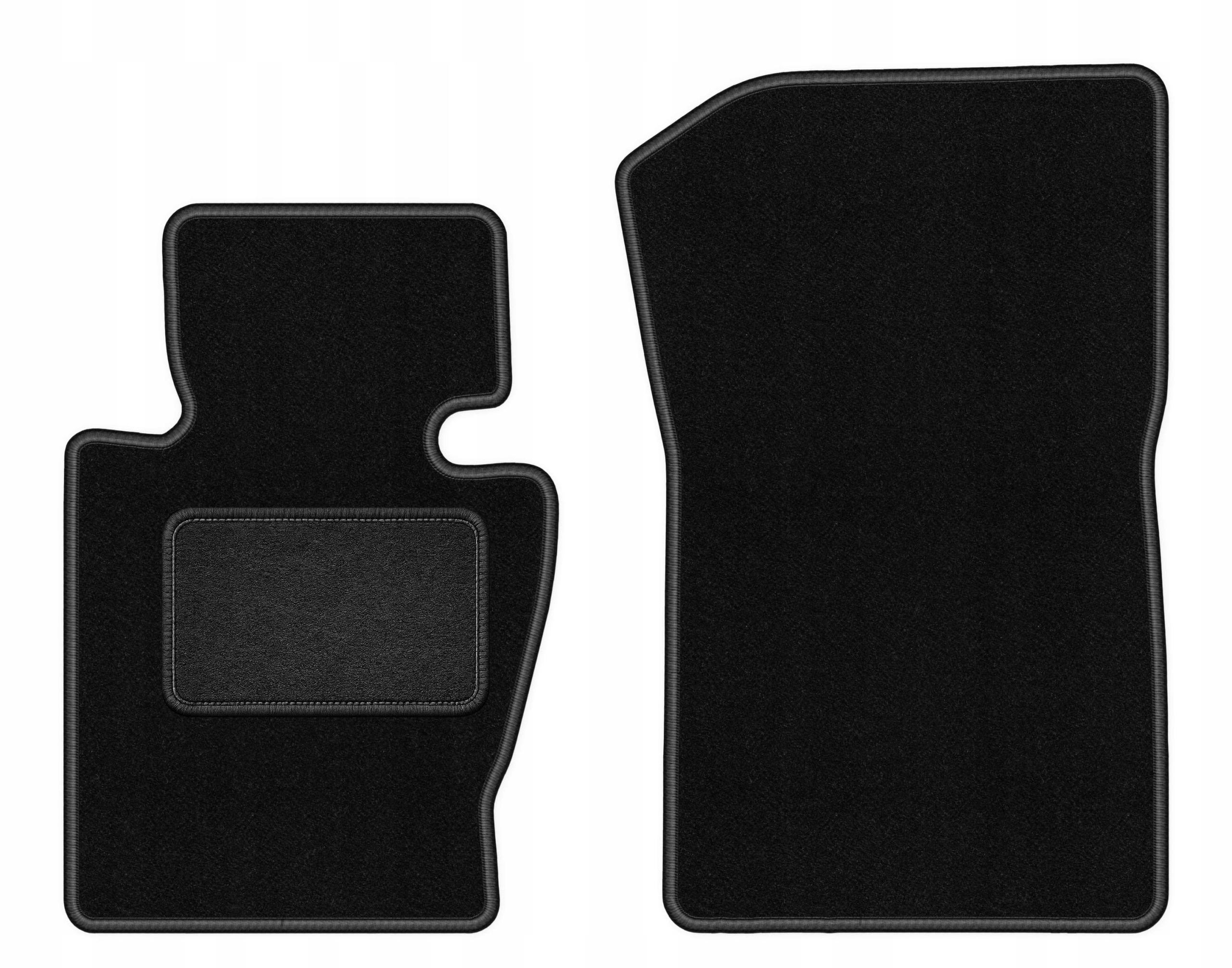 Dywaniki welurowe do Bmw X3 E83 2003-2010 przód Lux czarne 2 szt.