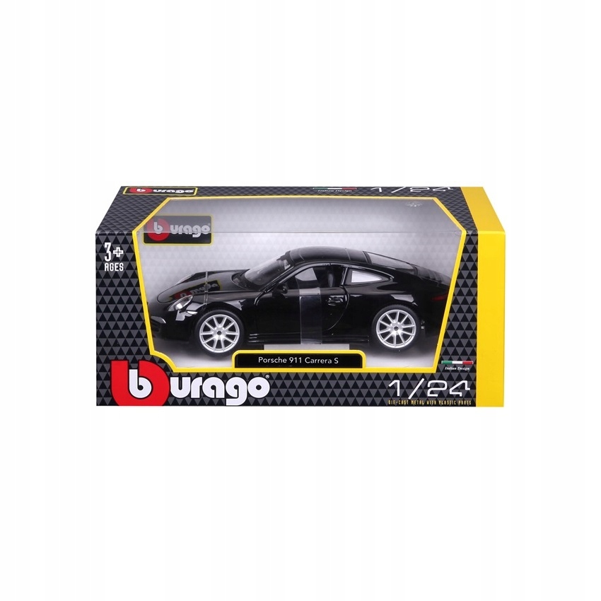 Porsche 911 Carrera S 1:24 model Bburago 18-21065 Efekty brak