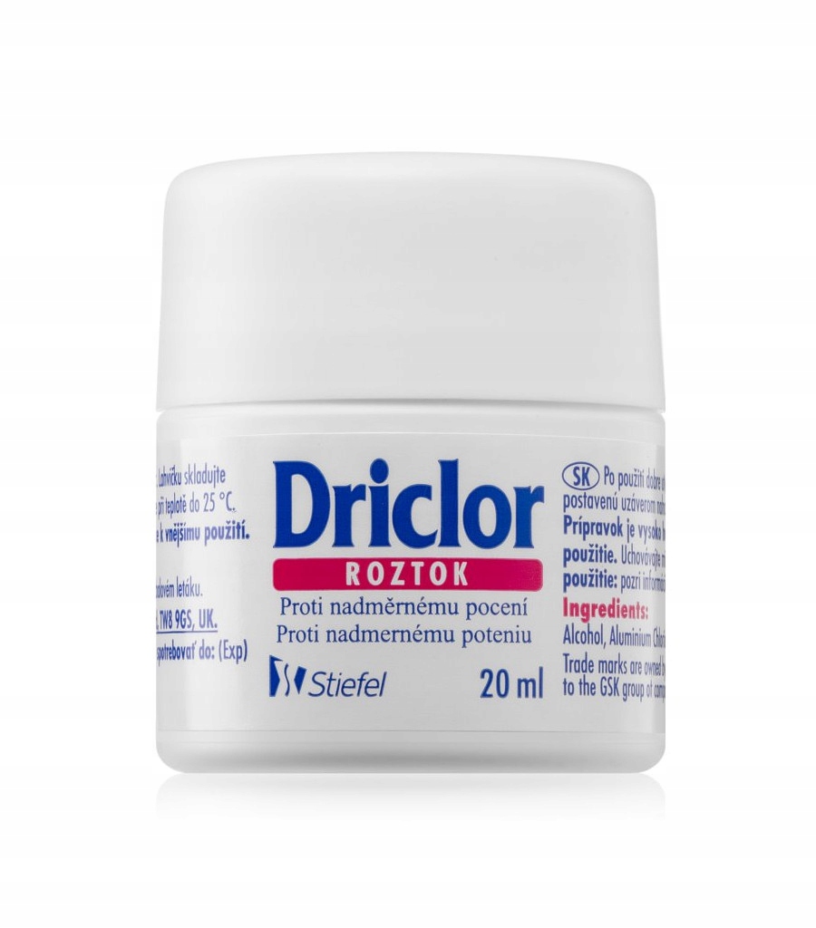 

Driclor Antiperspirant Roll-On 20 ml