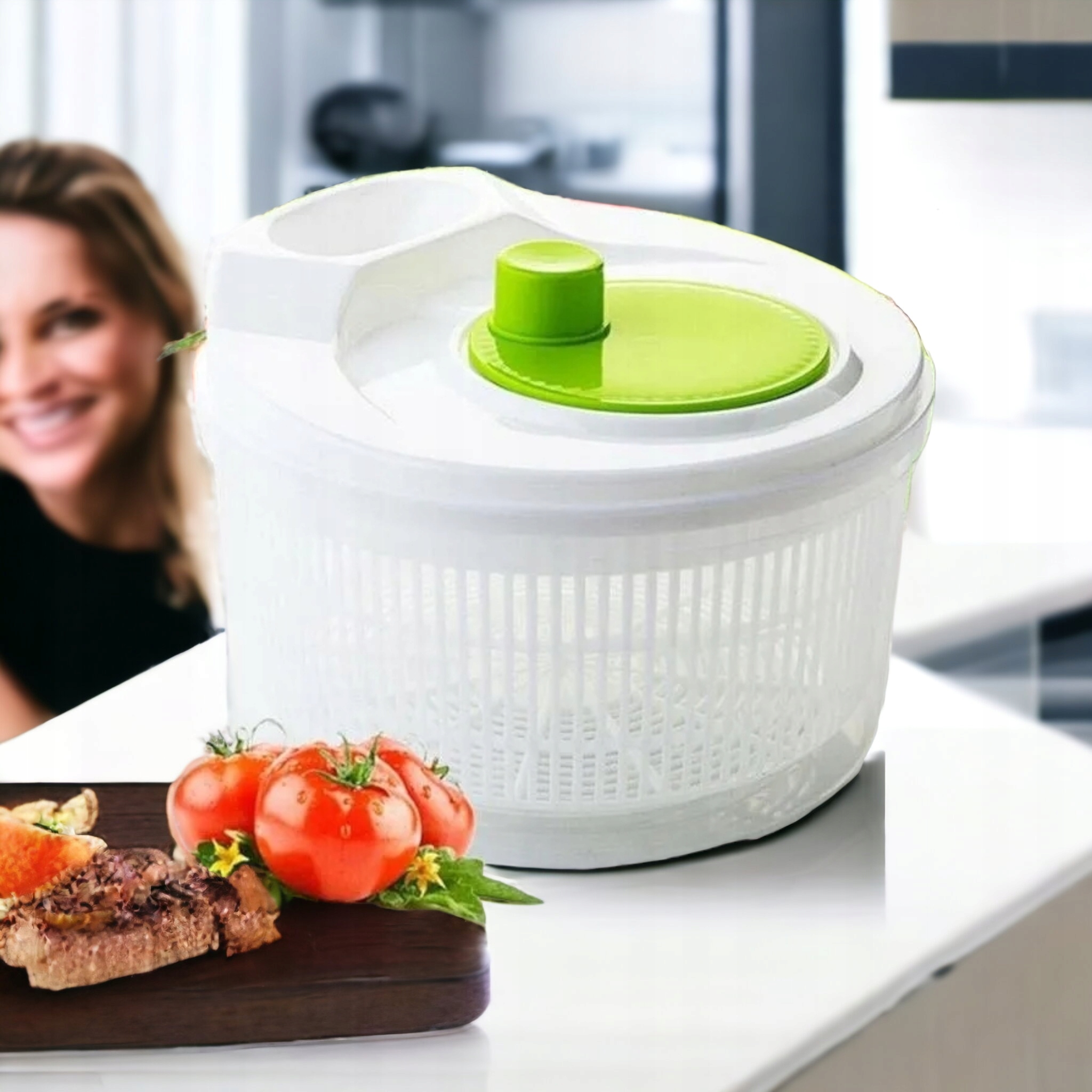 PRAKTYCZNA wirówka do sałaty warzyw suszarka 3,2L EAN (GTIN) 5903313445740