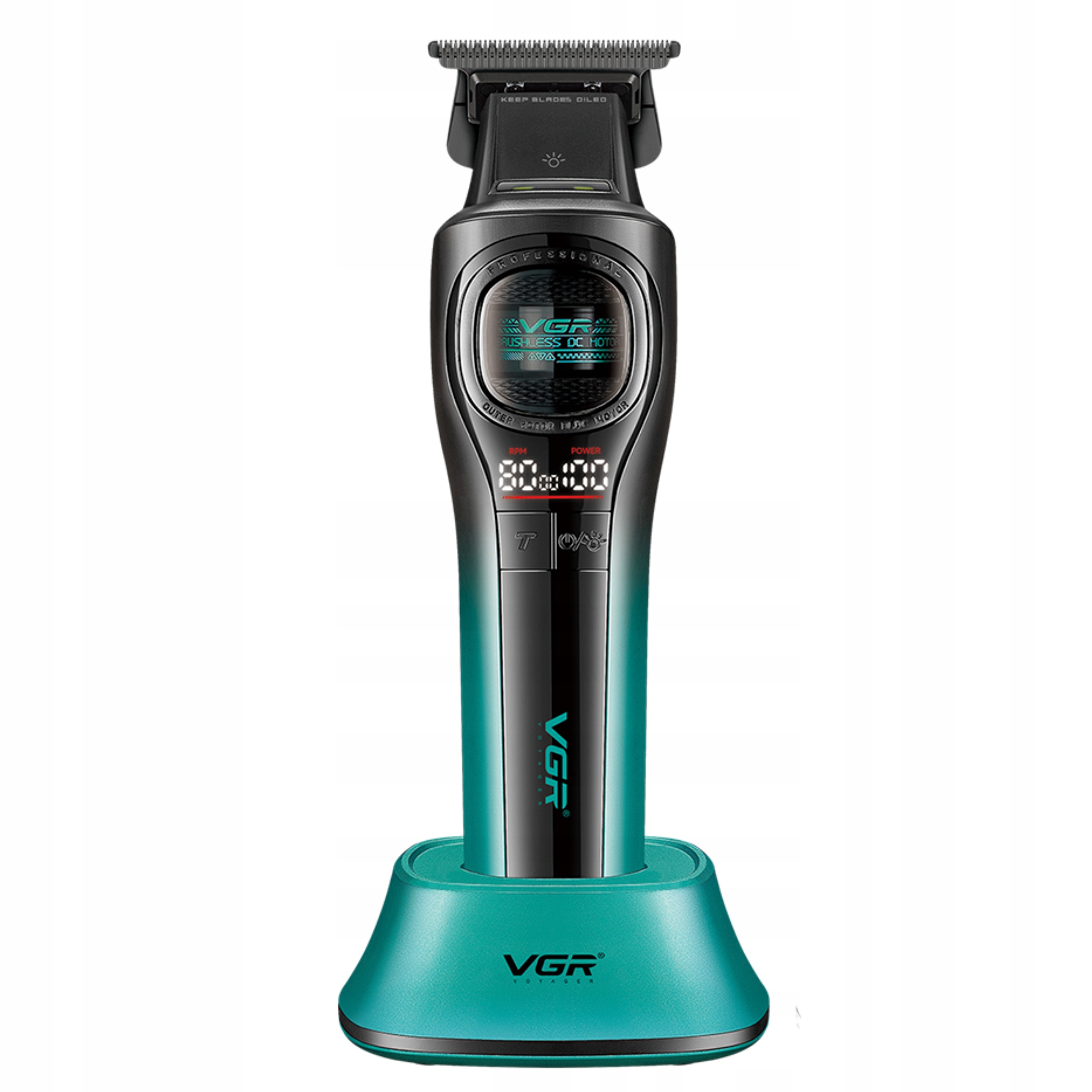 Kadernícky zastrihávač vlasov Brody Barberski Profesionálny Vgr 8000RPM Moc