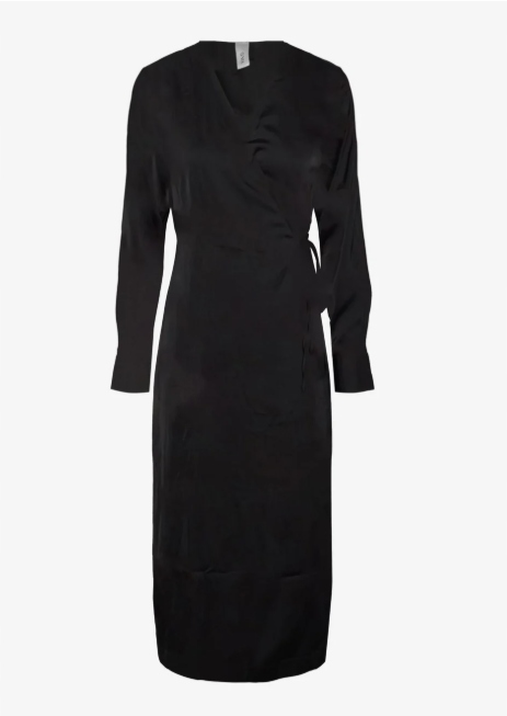 Y.a.s Yaspella Ls Wrap MIDI Dress S. Šaty ke kolenům a midi velikost M