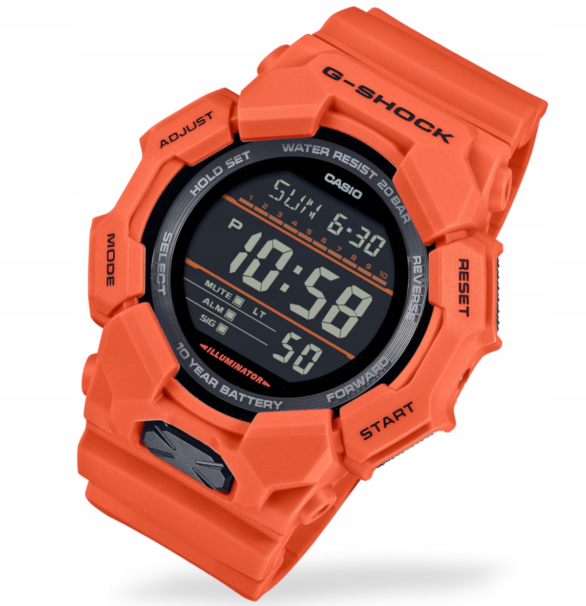 Červené sportovní pánské hodinky Casio G-Shock GD-010 Box Gravírování bonus