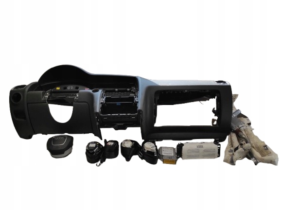 AUDI Q7 4L 05- DESKA KONSOLA PODUSZKI PASY MODUŁ 4L0950655B