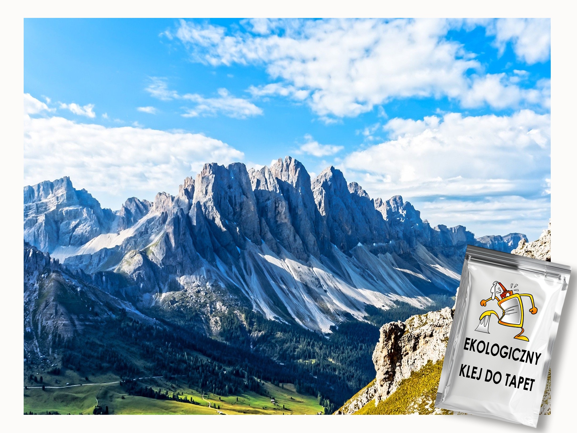 Fototapeta Flizelina Příroda Hory Krajina Sníh Louka 250x175 lepidlo