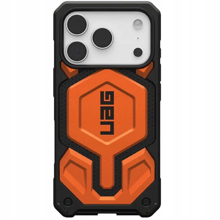 Pouzdro Urban Armor Gear MagSafe pro iPhone 17 Pro, oranžové obrněné kryt