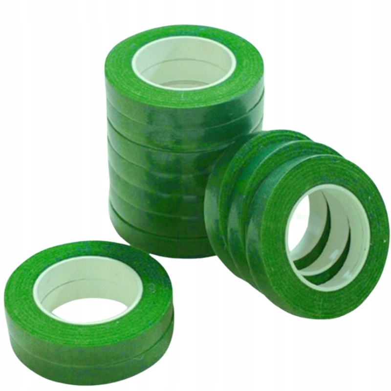 

Taśma maskująca 12mm florystyczna zielona 12 sztuk
