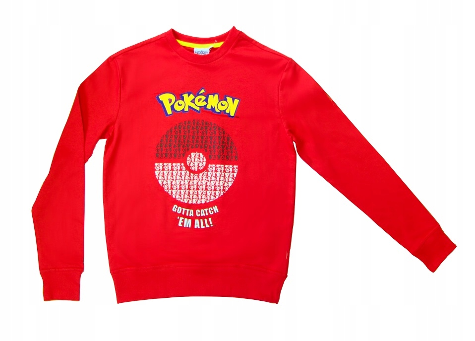 

Czerwona bluza męska Pokemon L