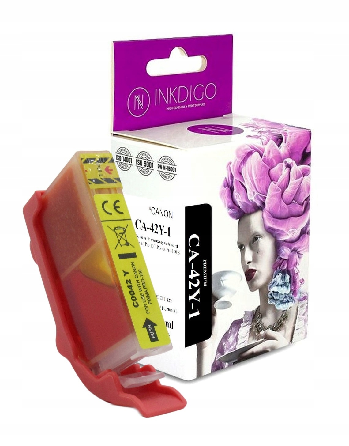 Tusz Inkdigo do Canon CLI 42 Yellow CLI-42Y