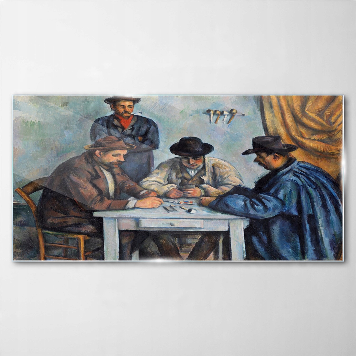 

Foto-obraz szklany Gra w karty malarstwo 140x70 cm