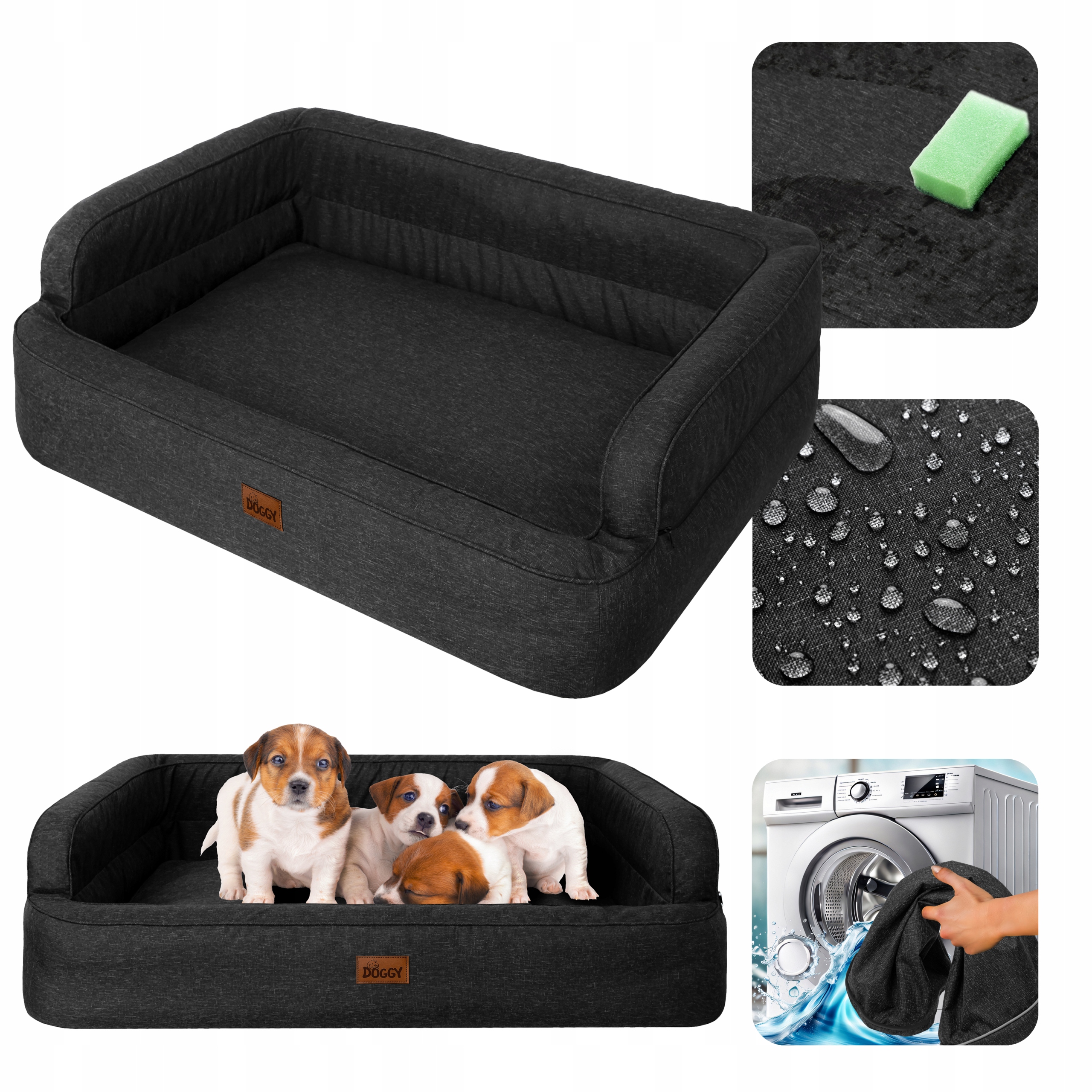 Pelíšek pro psa gauč, potah pro psa voděodolná XXL 117x79 cm