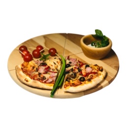 Deska do pizzy z rowkami i podcięciem