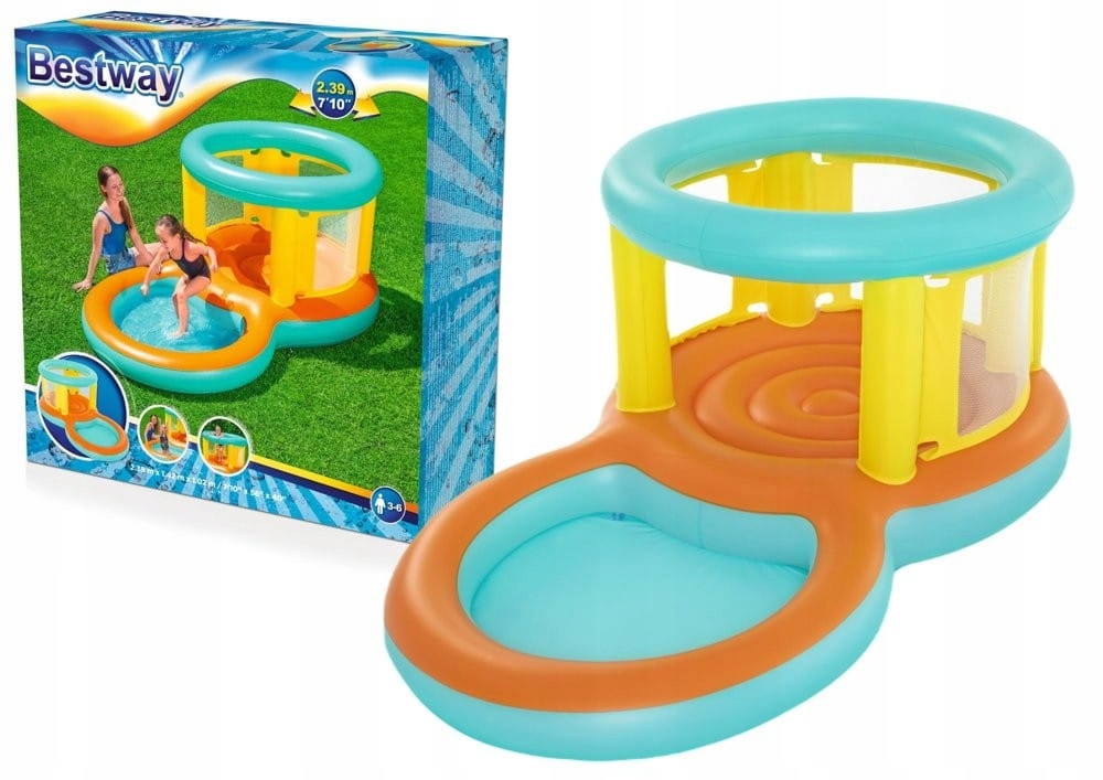 НАДУВНАЯ ДЕТСКАЯ ПЛОЩАДКА BESTWAY БАТУТ И БАССЕЙН 239 Высота 102 см
