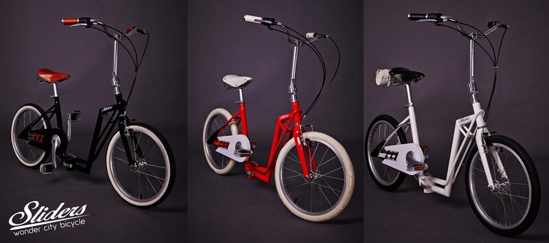 The Sliders rower hulajnoga 2w1 składany stylowy Model Sliders