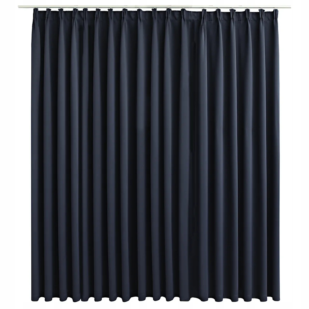 Elegantní Závěs blokující světlo, antracitová, 290 x 245 cm, polyester