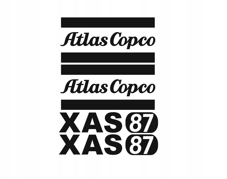Samolepky samolepka Atlas Copso Xas 87