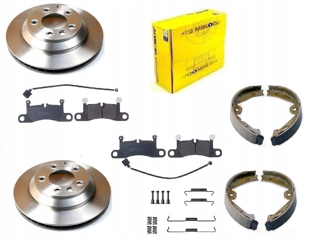 Kotouče Čelisti Senzory Porsche Cayenne 2010- Zadní Sada 358MM