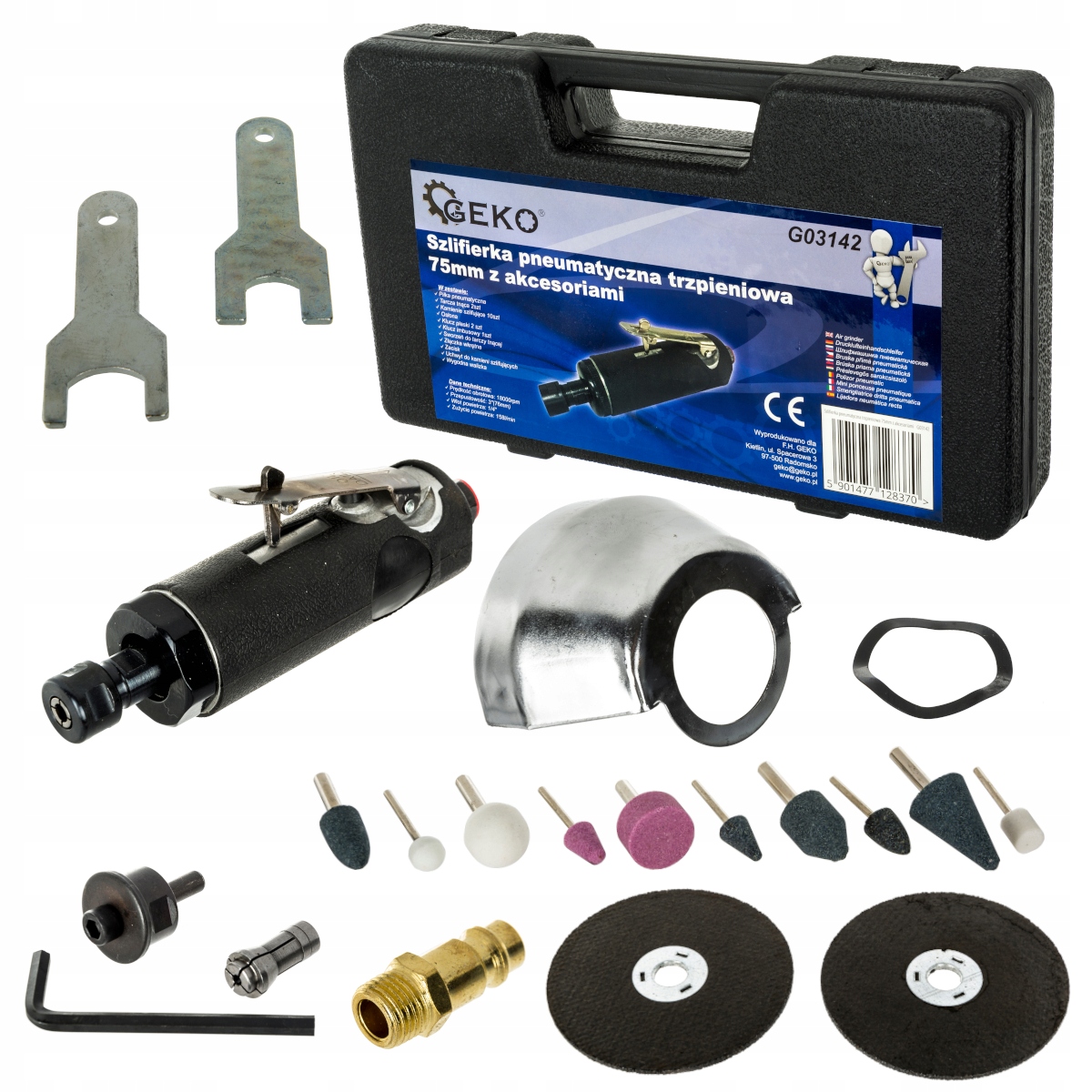 ПНЕВМАТИЧНА ПРЯМА ШЛИФУВАЛЬНА МАШИНКА ДЛЯ ПІСКУ 6 мм 3 мм