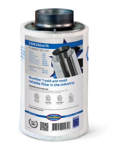 Uhlíkový filtr Can Original 250, 250-325 m3/h, 125 mm