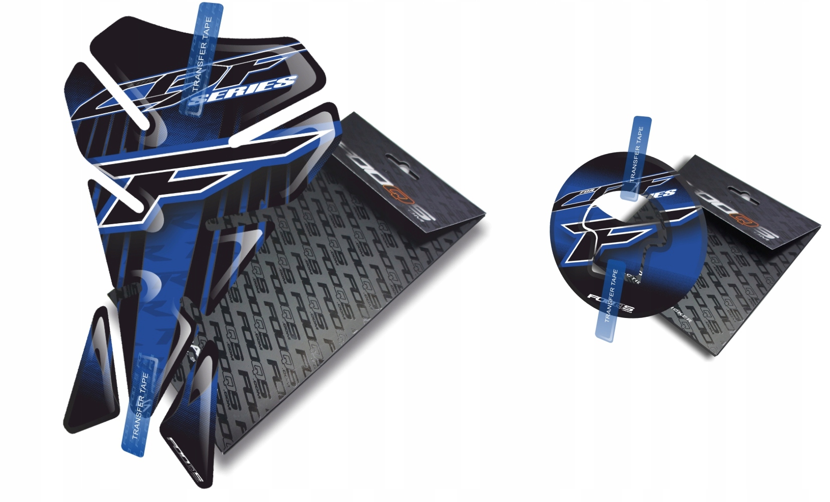 Tank-pad Cap-pad V1 od společnosti Fooqs pro Honda Cbf 125 250 Modrý