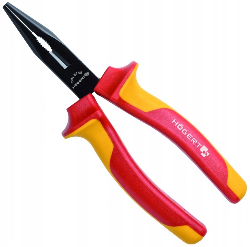 

Szczypce wydłużone, proste 160 mm, 1000V, Vde