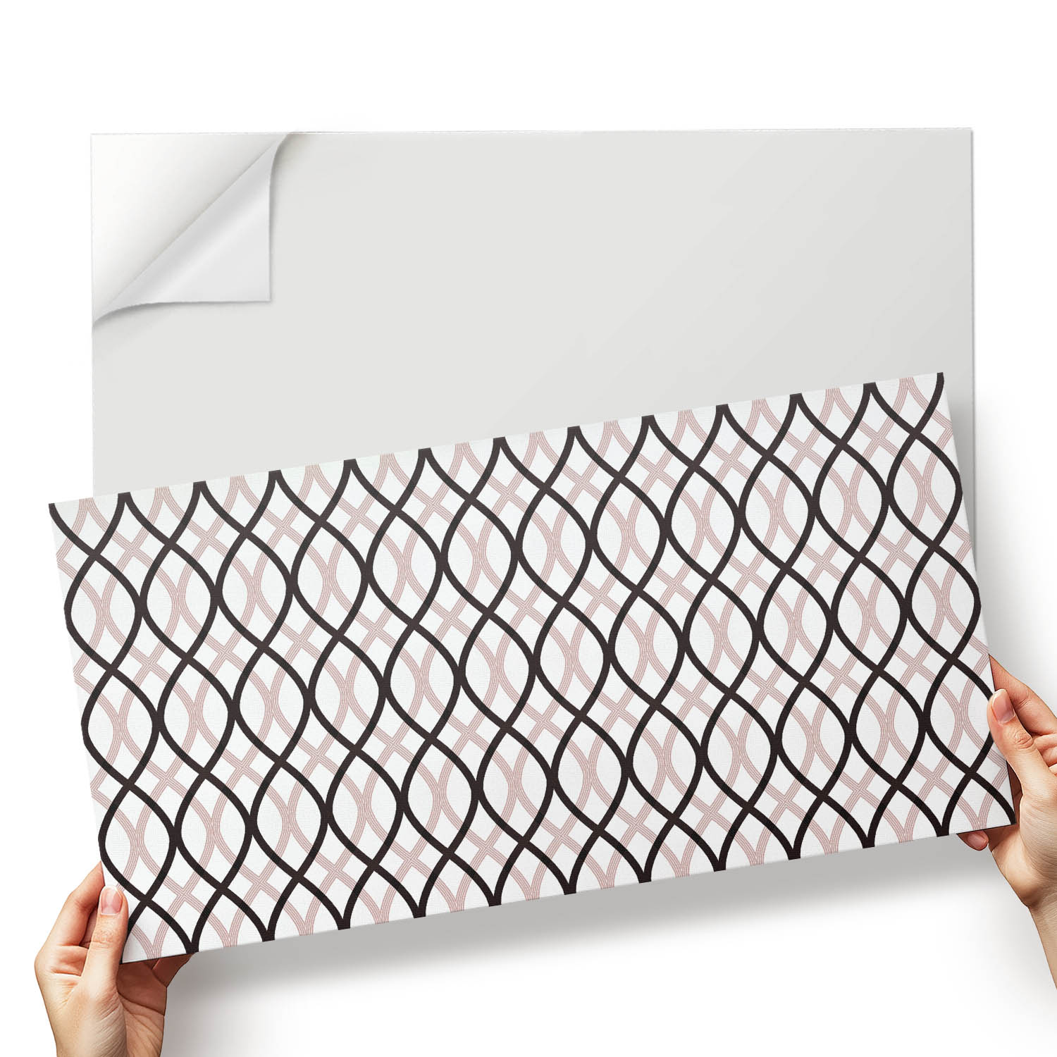 Dekorativní vinylové dlaždice Nástěnné vlny v moderním stylu 6x60x30 cm