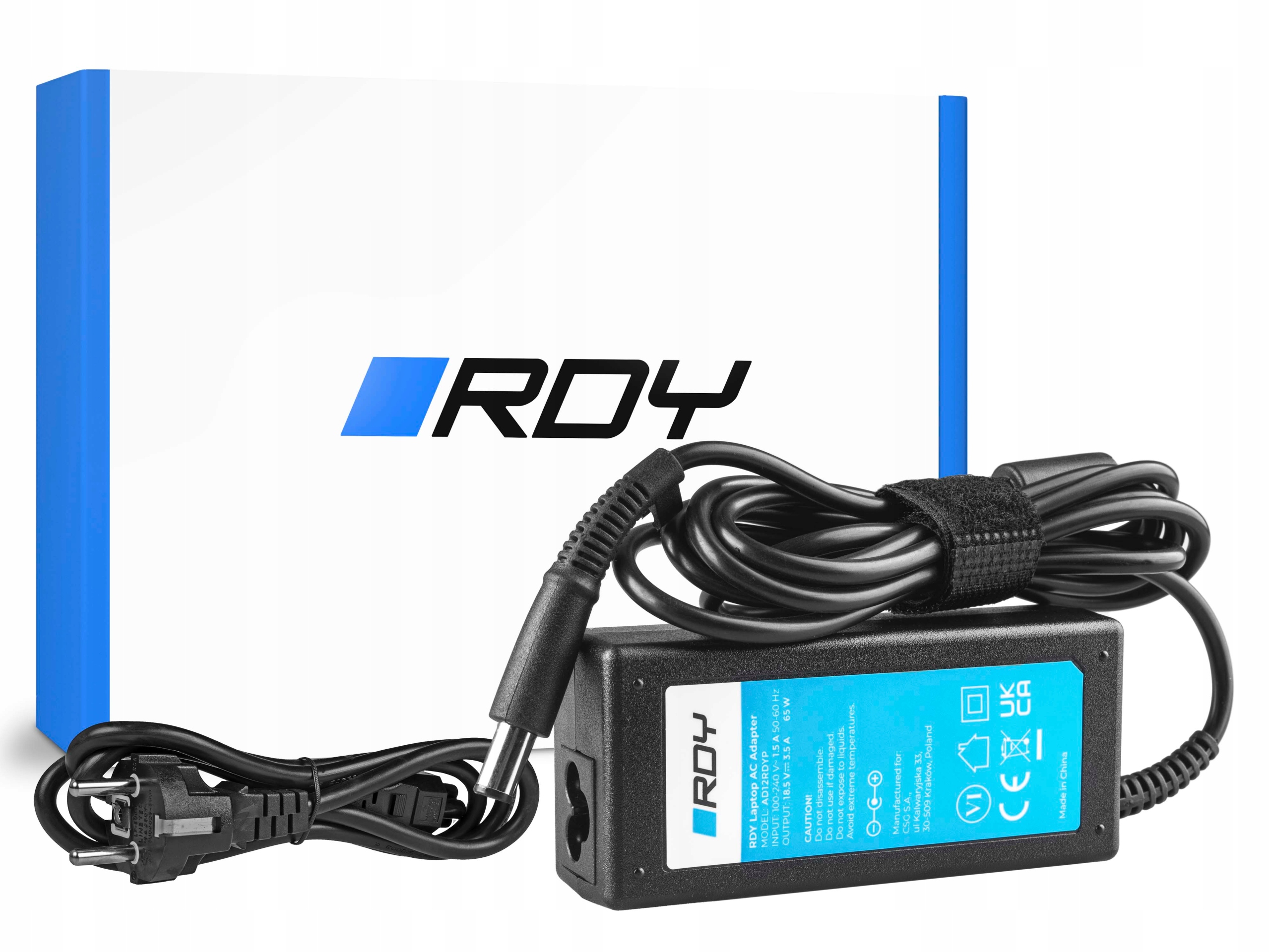 

Ładowarka Zasilacz 65W 18.5V 3.5A do laptopa Hp