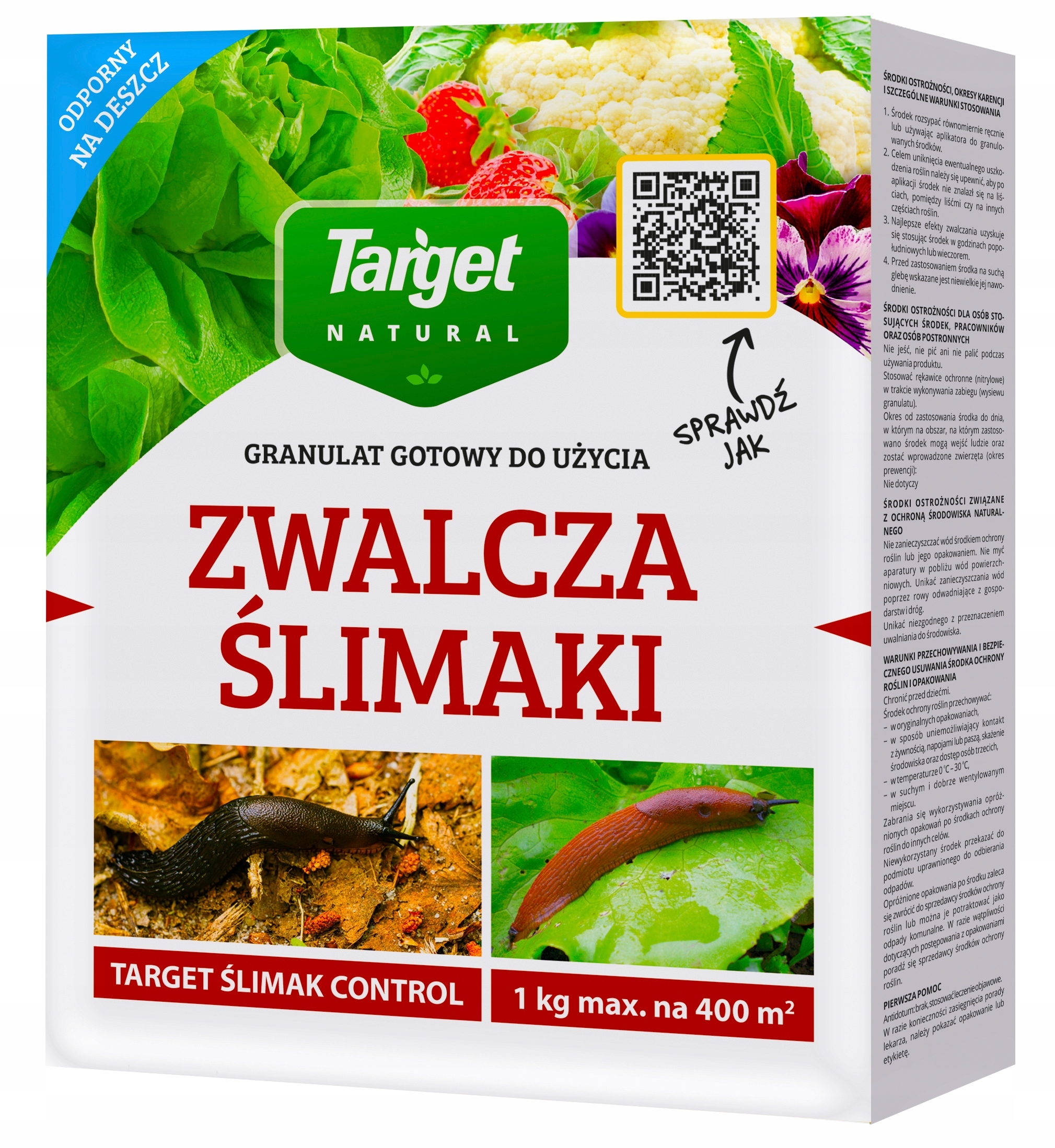 TARGET FERRAMOL GR 1KG TRUTKA ŚRODEK GRANULAT NA ŚLIMAKI