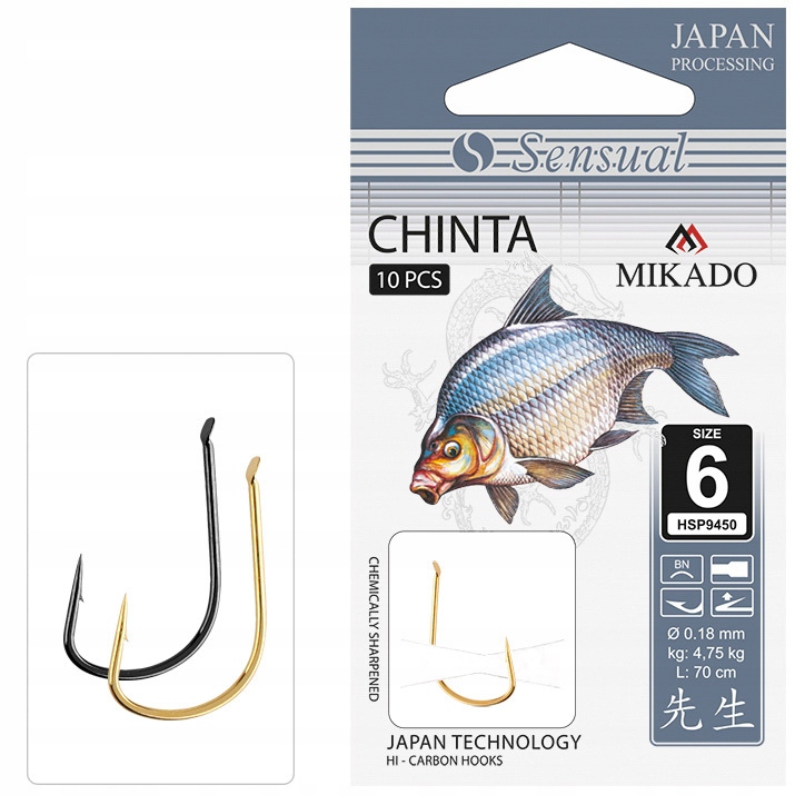 Mikado Przypon Wiązany Sensual Chinta nr6 0,16mm