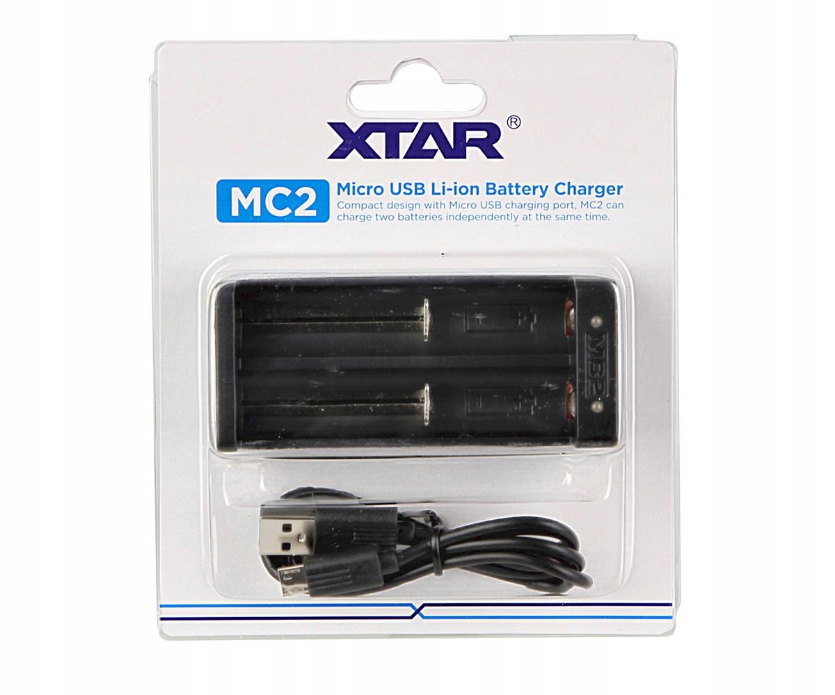 

Ładowarka Xtar MC2 18650/26650 Li-ION 2 kanały Usb