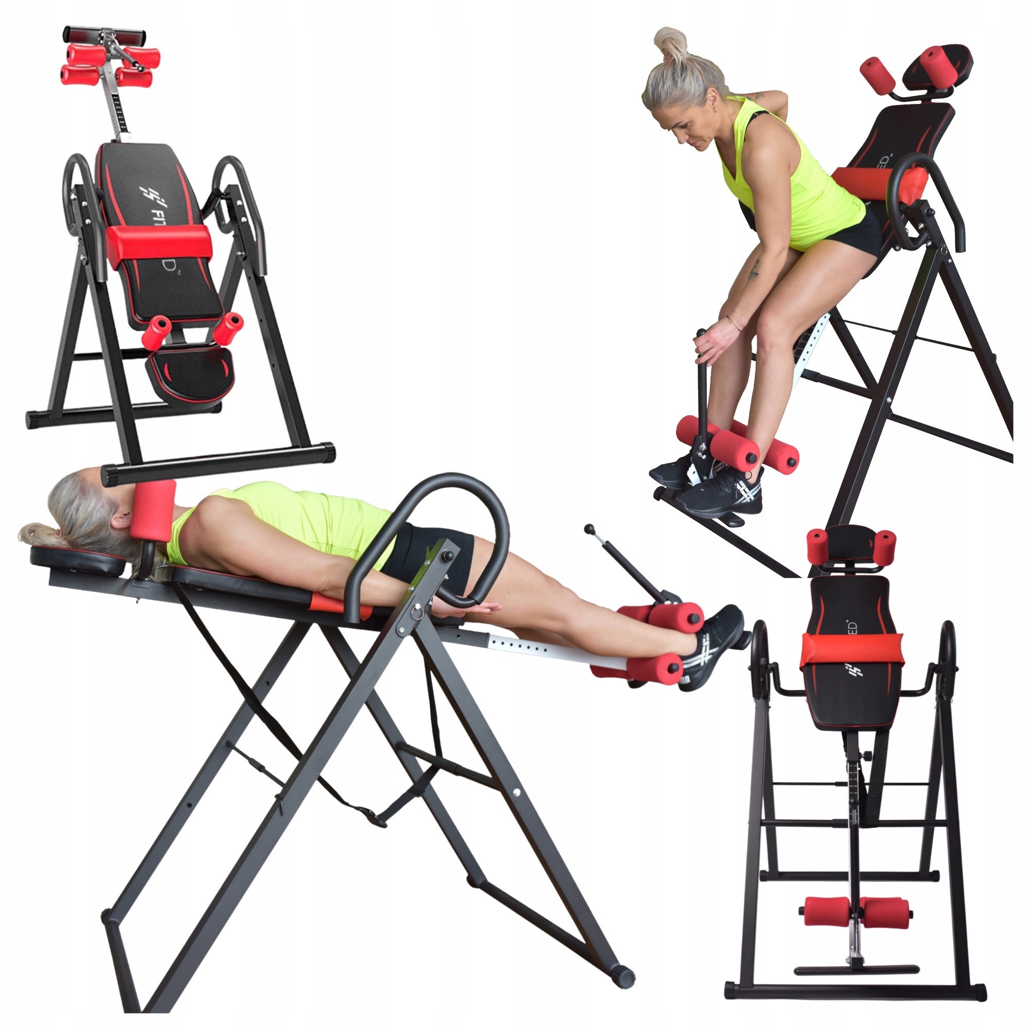 Gravitační lavice Inverzní rehabilitační velká pomoc při bolestech páteře