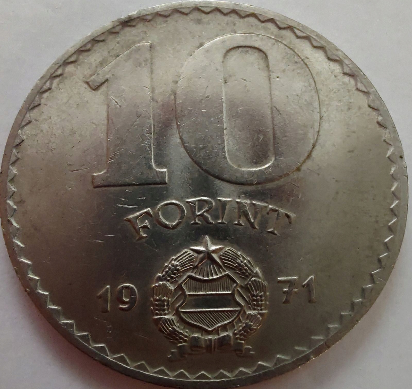1338 - Węgry 10 forintów, 1971