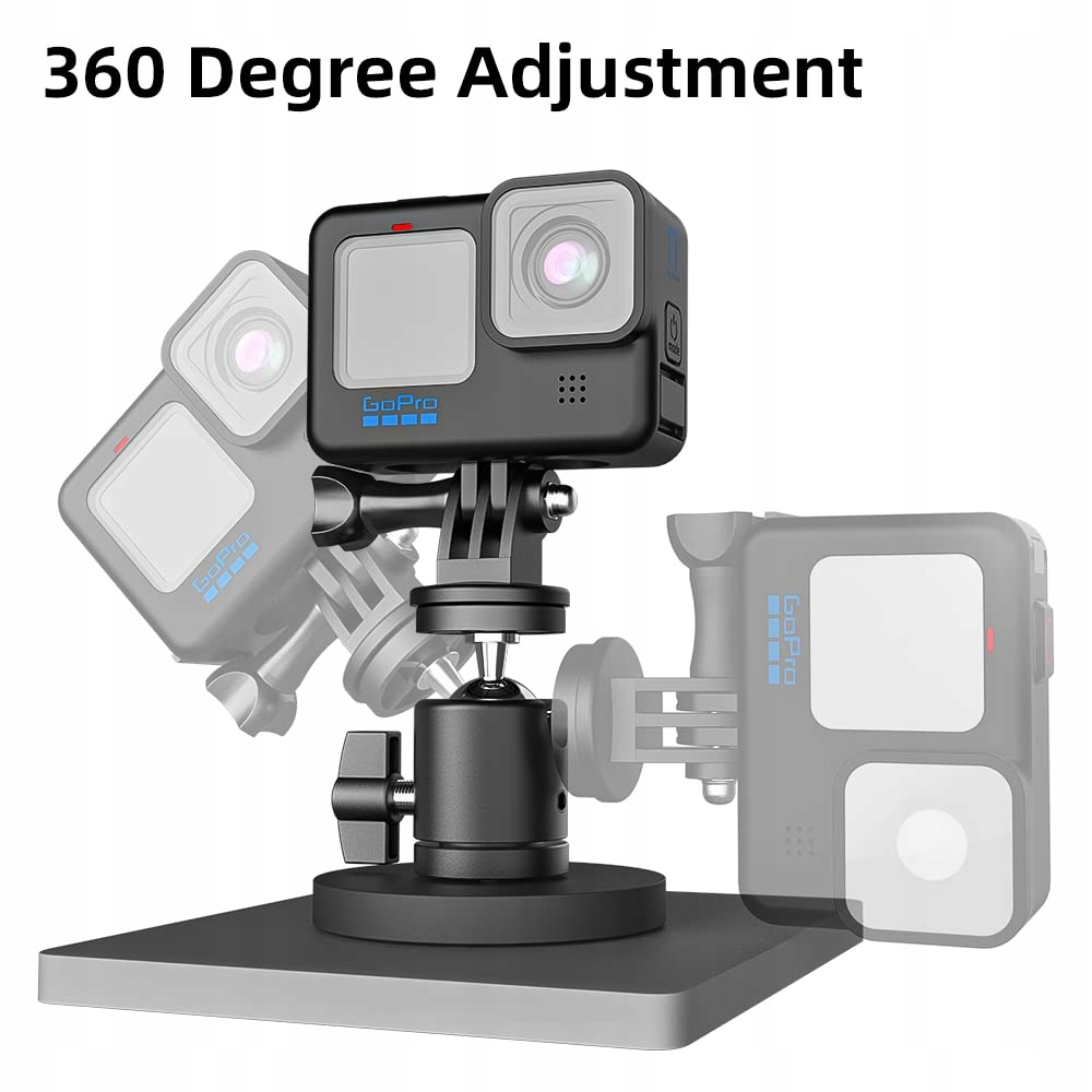 SUREWO Magnetyczny Uchwyt Do Kamer GoPro 360 Stopni Kompatybilny Z DJI — miniatura 2