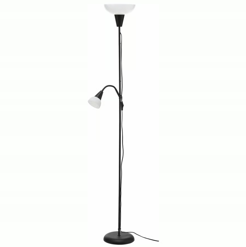 Ikea Tagarp Stojací/čtecí lampa, černá/bílá