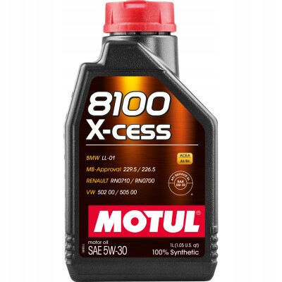 108944 Olej Motul 5W30 1L 8100 X-cess A3/B4 Sl 229.5 226.5 502.00