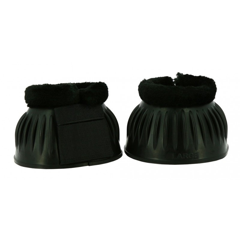 Kalosze gumowe z futrem black Ekkia