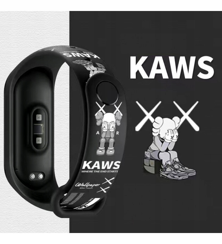 Pasek opaska Smart Band MI BAND M4 M5 M6 Mi3 Mi4 Materiał guma