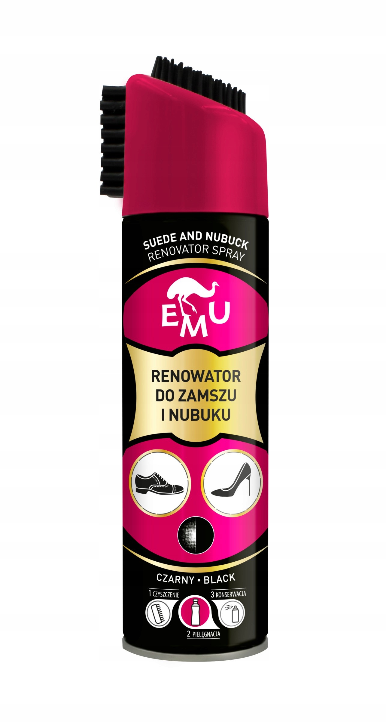 Emu Renowator do zamszu i nubuku Czarny 250 ml