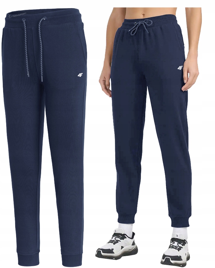 4F Damskie Spodnie Dresowe Bawełna Joggery rozm L