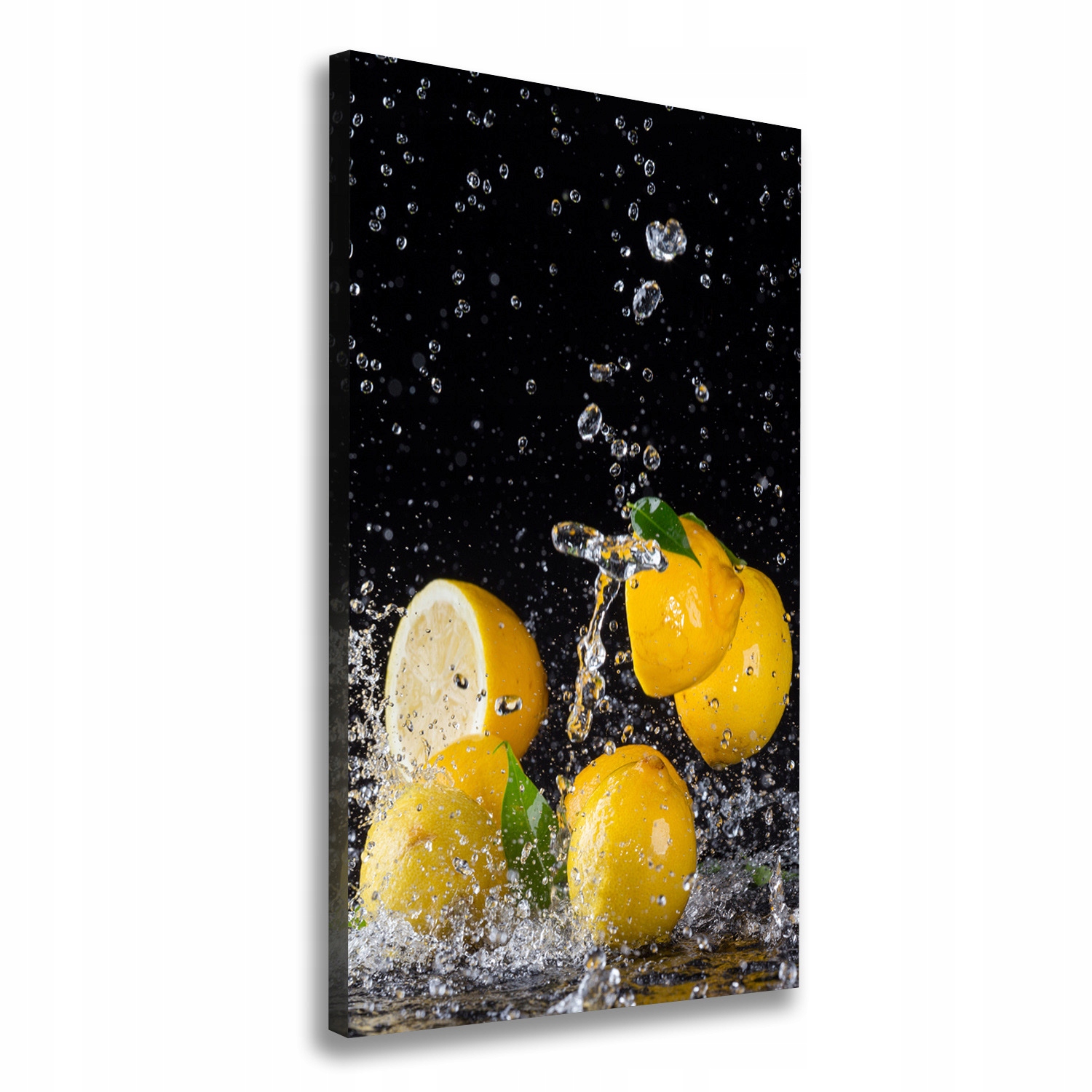 

Nowoczesny obraz canvas na ramie Cytryna 60x120 cm