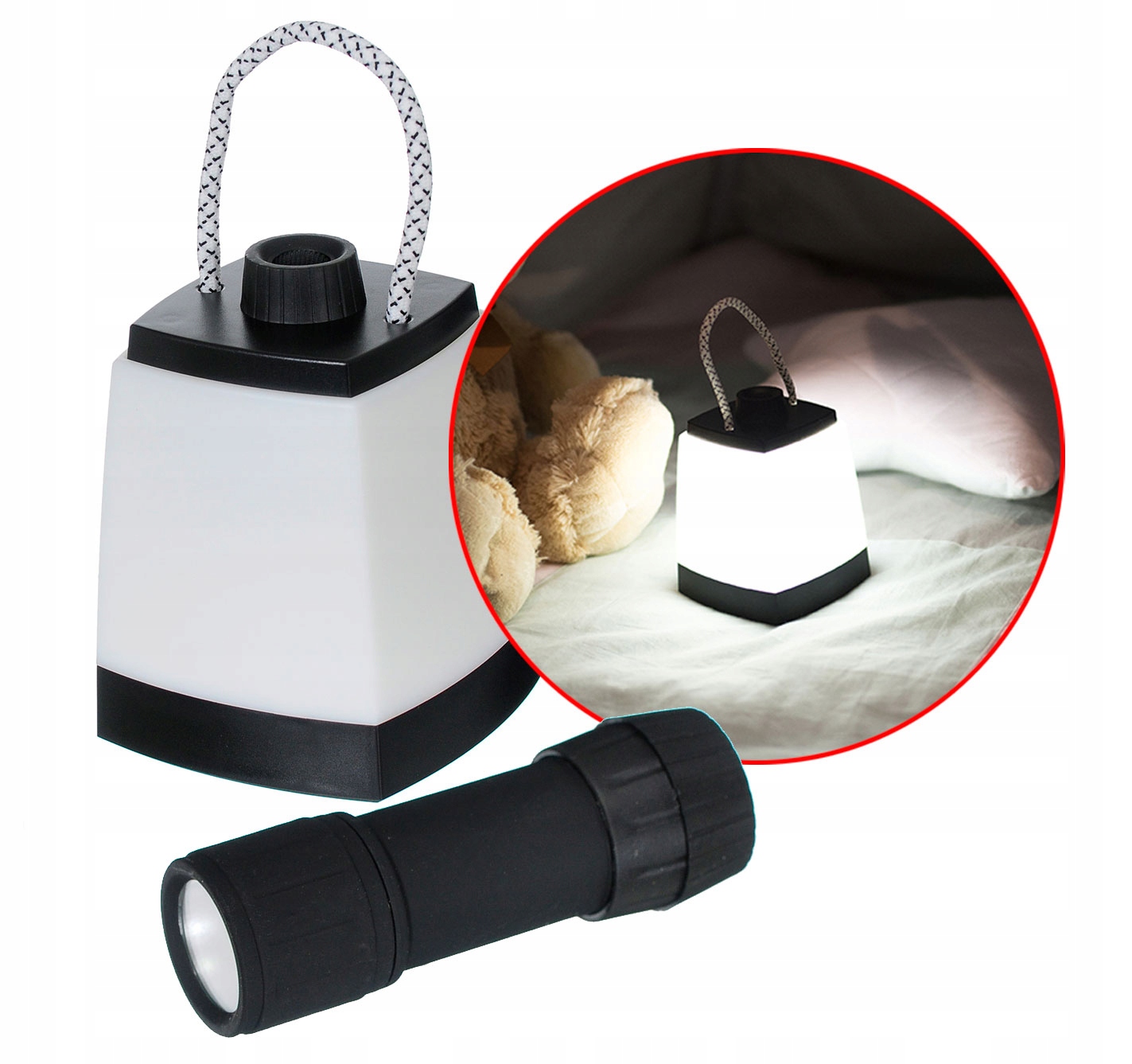 

lampka nocna z latarką 2 w 1 do tipi namiotu jumi