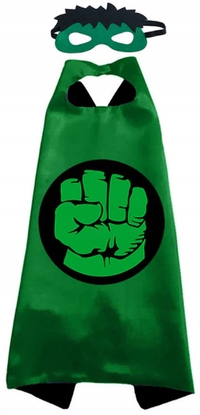 

Strój Przebranie Hulk Kostium Maska Peleryna