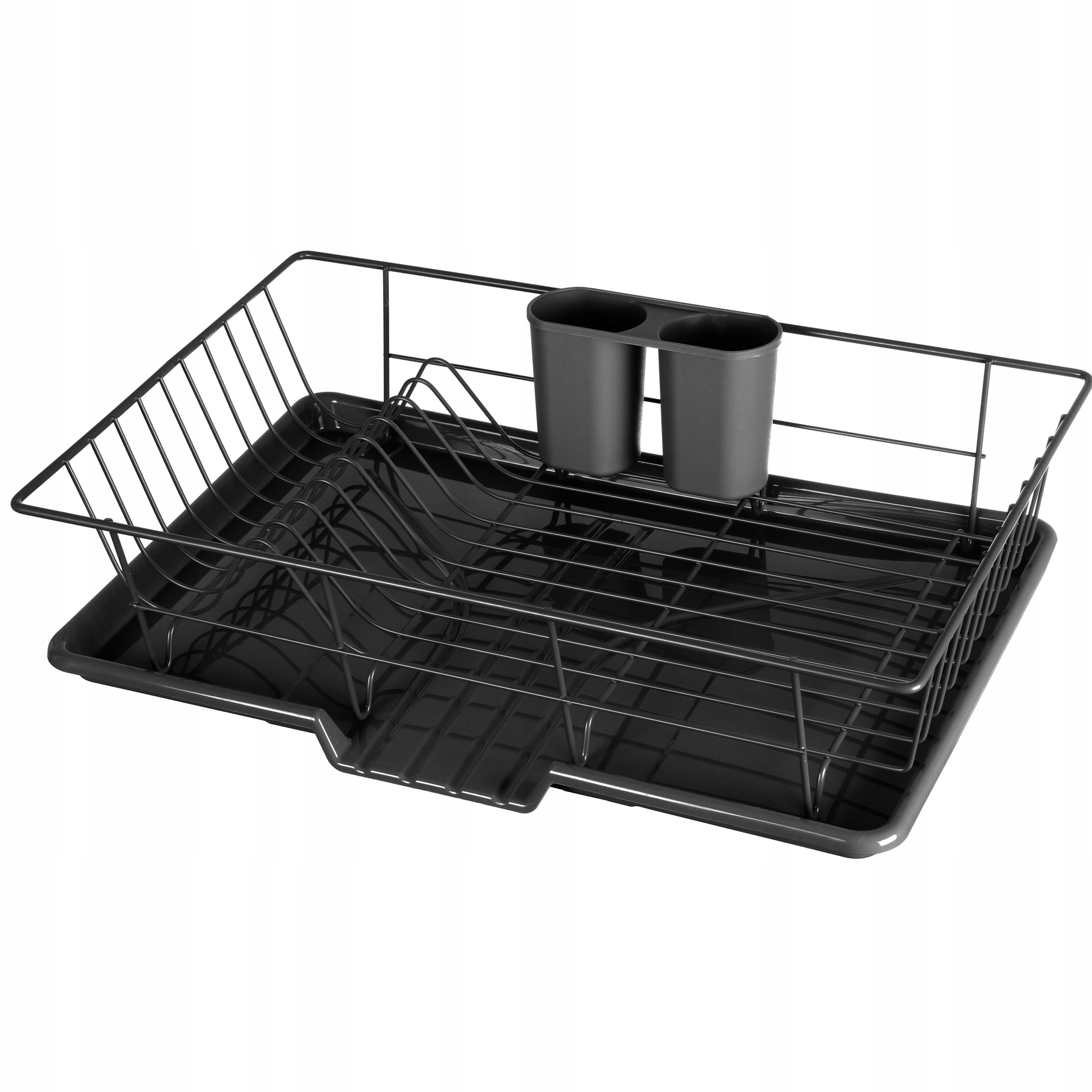 SUSZARKA DO NACZYŃ JEDNOPOZIOMOWA POJEMNA DUŻA Kolor szary