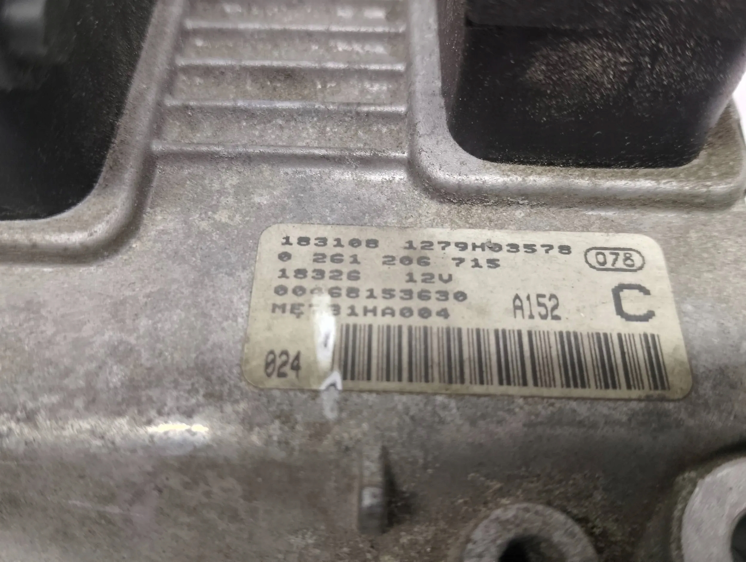 control unit module ALFA ROMEO 1279M03578 A152C 0261206715