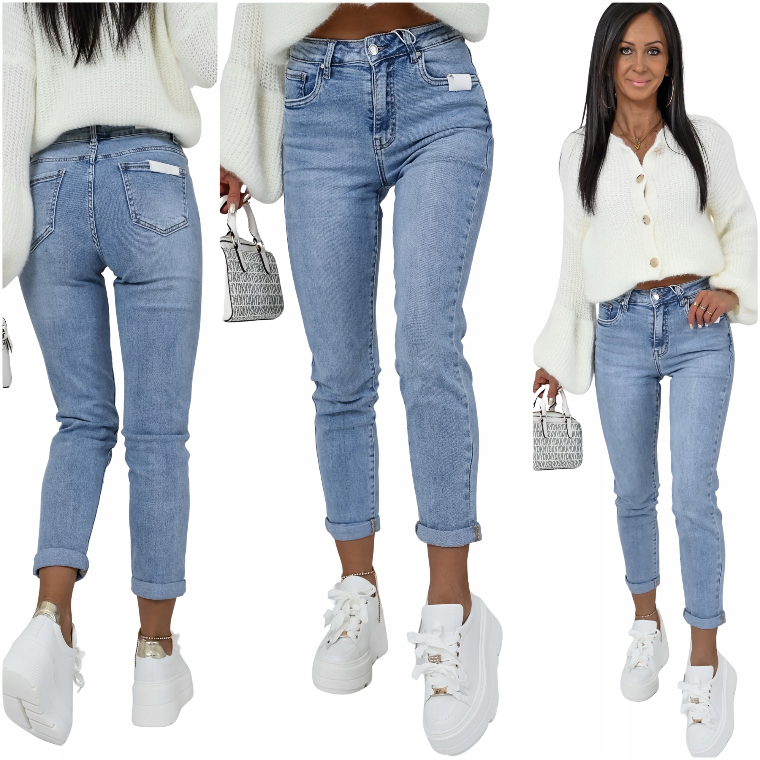 Rewelacyjne Spodnie Jeansowe Regural Fit Siena! S