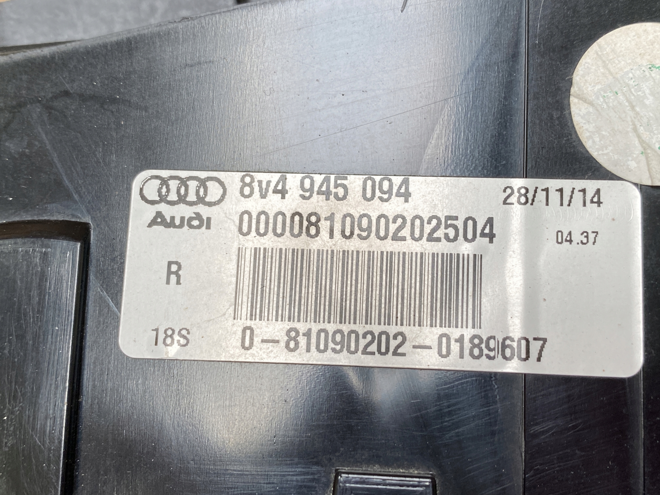 AUDI A3 8V SPORTBACK light right rear part 8V4945094