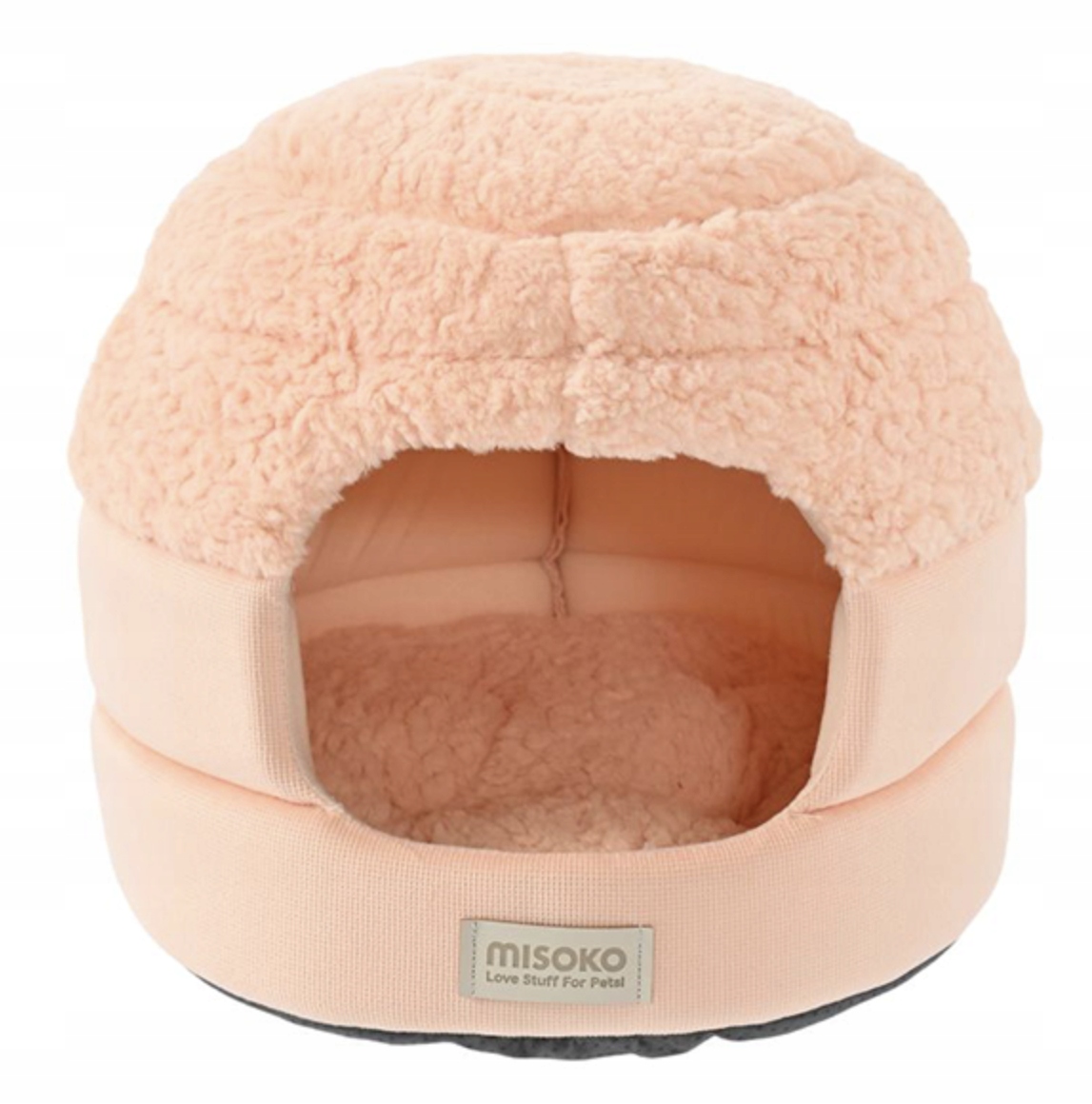 Misoko Pelíšek Domeček Komfortní budka pro psa/kočku – Lososová