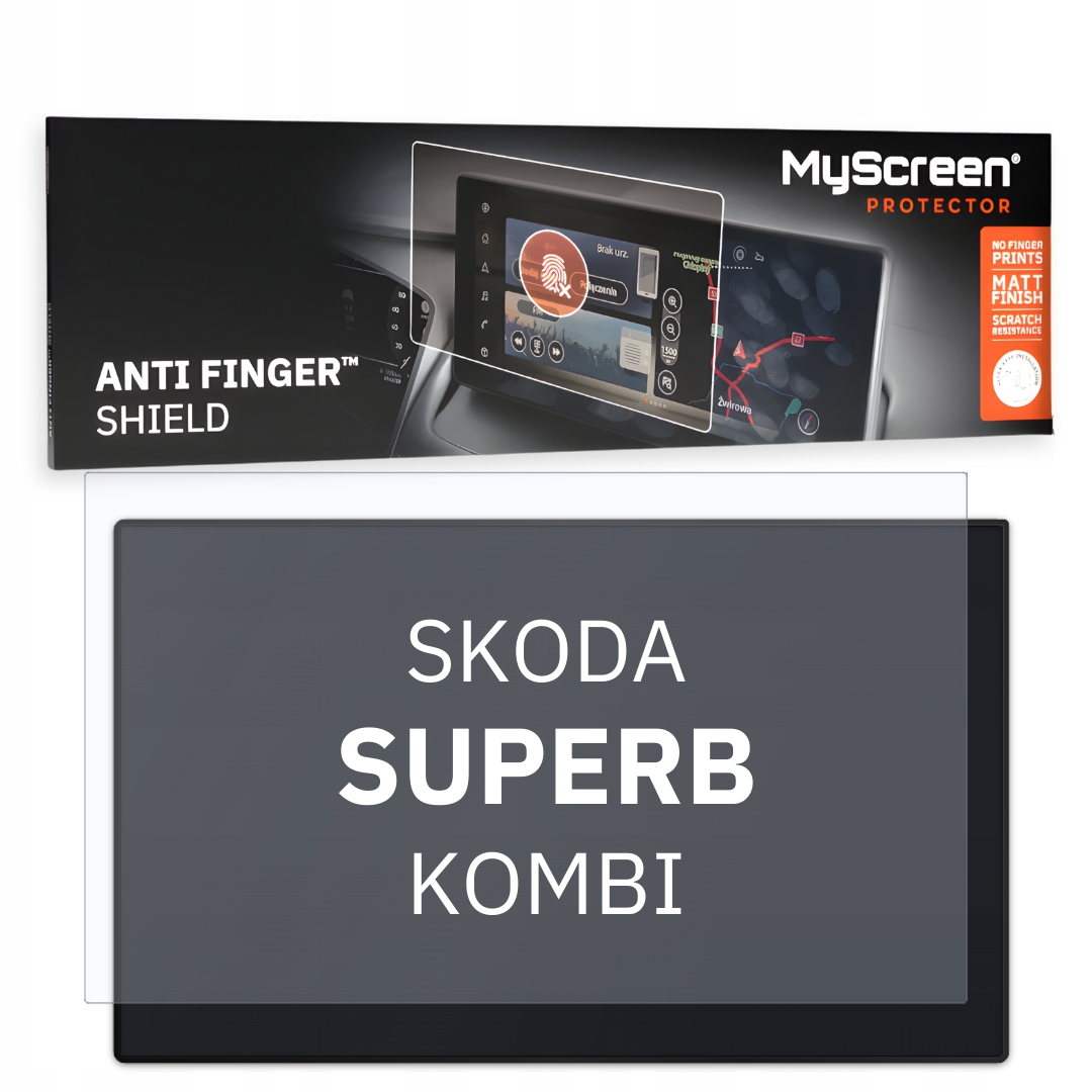 Matná fólie pro Skoda Superb Kombi 2015 2018 MyScreen Anti Finger