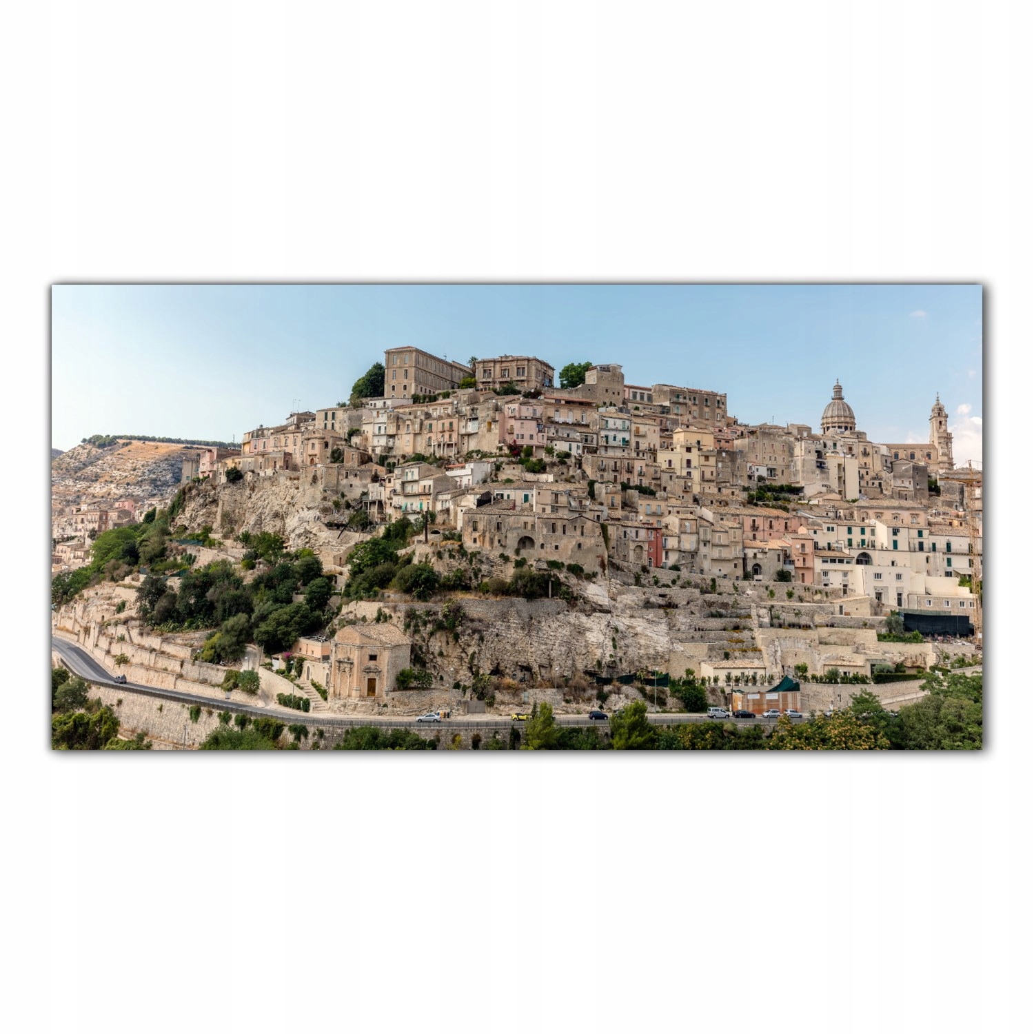 Itálie Kostel Klif 140x70 Nástěnný panel do kuchyně