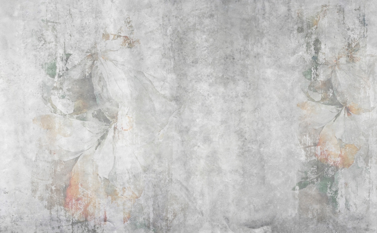 FOTOTAPETA NOWOCZESNA GRAFIKA KWIAT KWIATY LIŚCIE Rodzaj winylowa na flizelinie